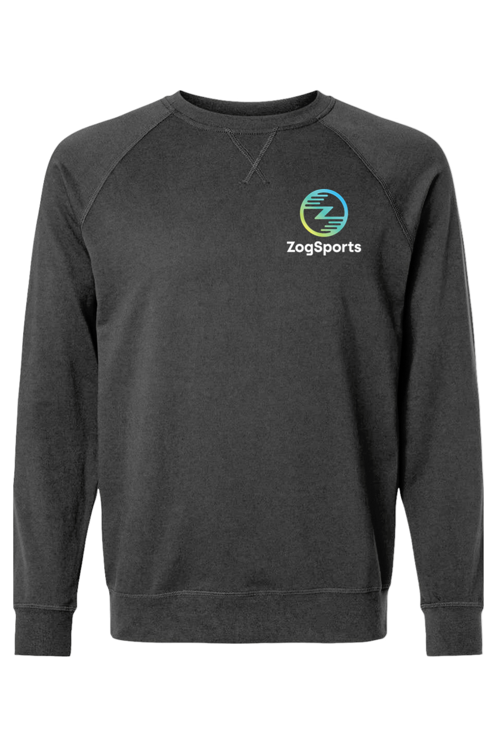 ZogSports Adult Heavyweight Raglan Long Sleeve Signature Lacrosse