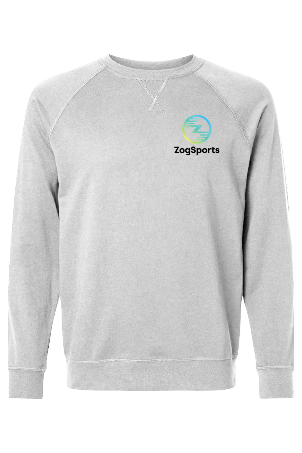 ZogSports Adult Heavyweight Raglan Long Sleeve Signature Lacrosse