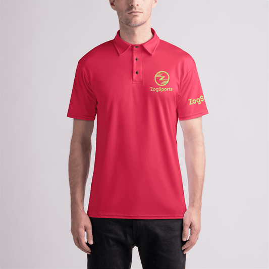 ZogSports Adult Sublimated Athletic Polo Signature Lacrosse