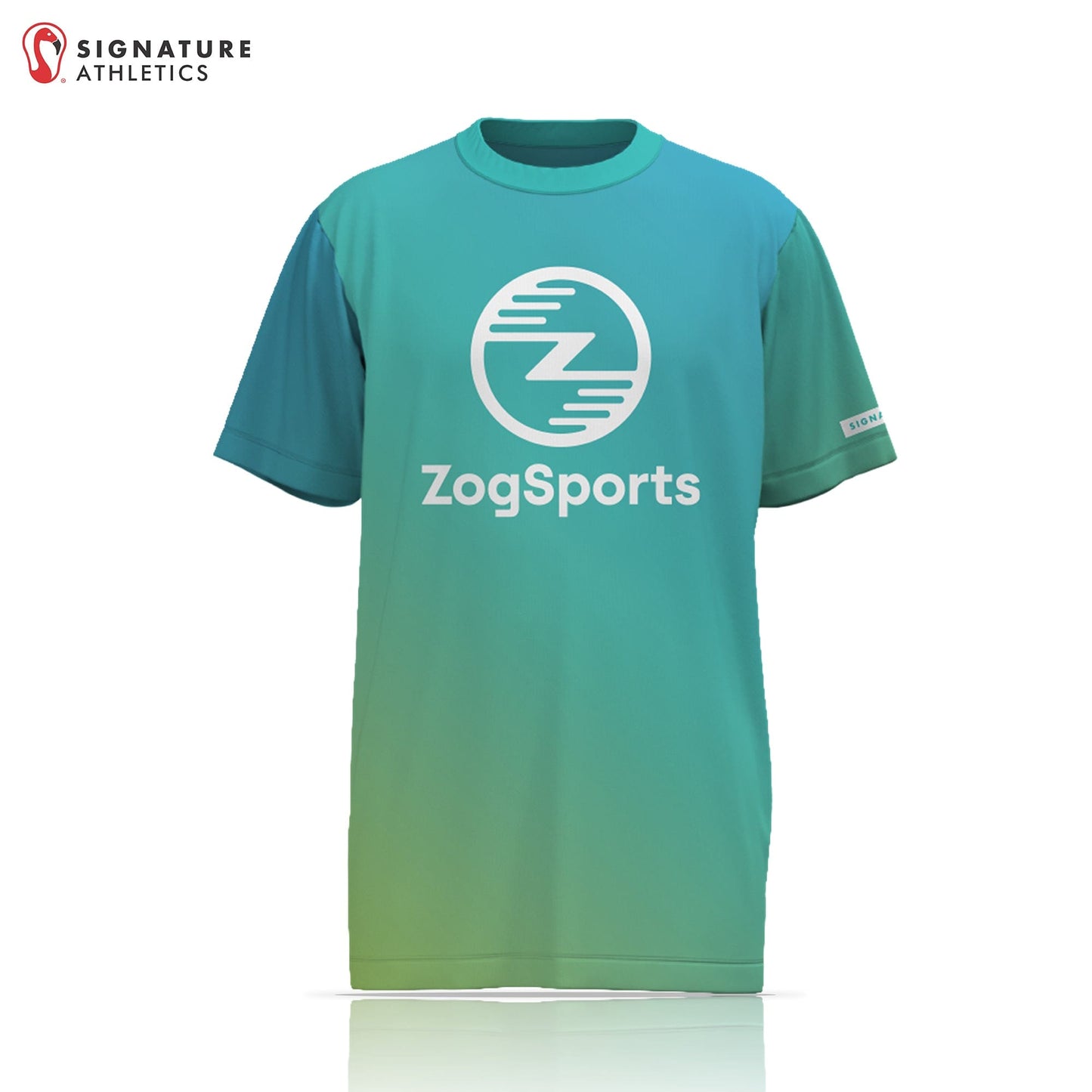 ZogSports Green Tie-Dye Championship Shirt: ZogSports Signature Lacrosse