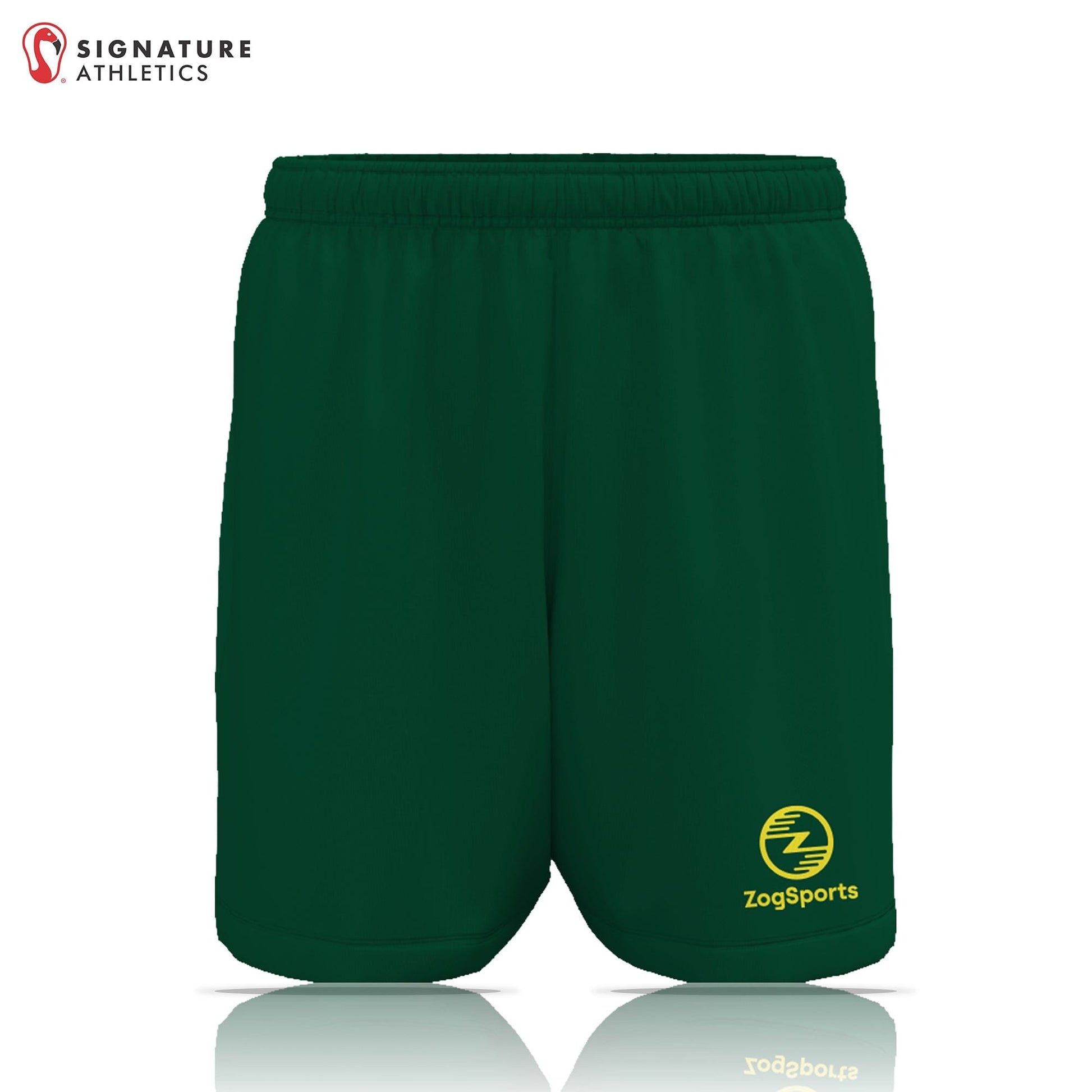 ZogSports Men's Dark Green Zog Player Game Shorts Signature Lacrosse