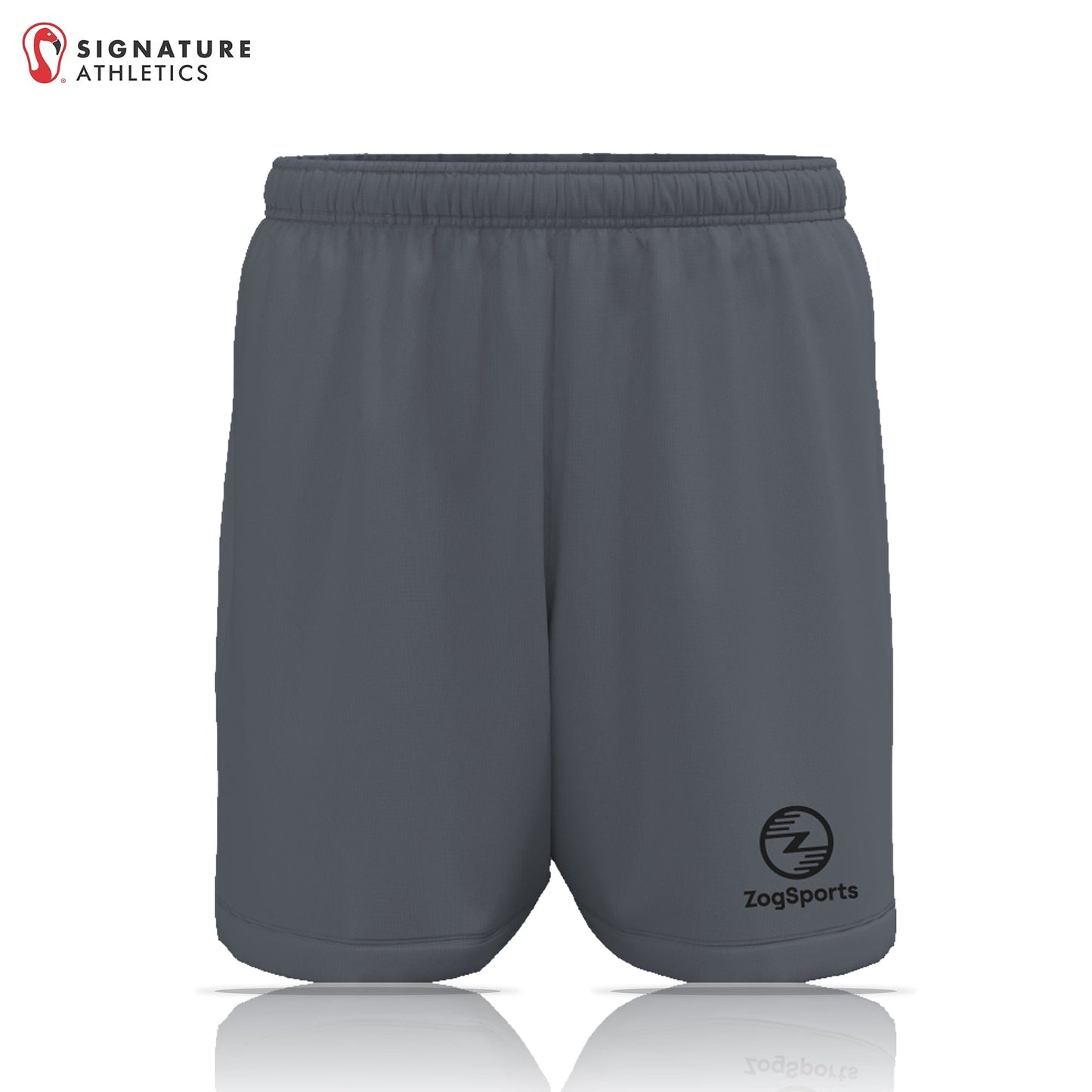 ZogSports Men's Grey Zog Player Game Shorts: ZogSports Signature Lacrosse