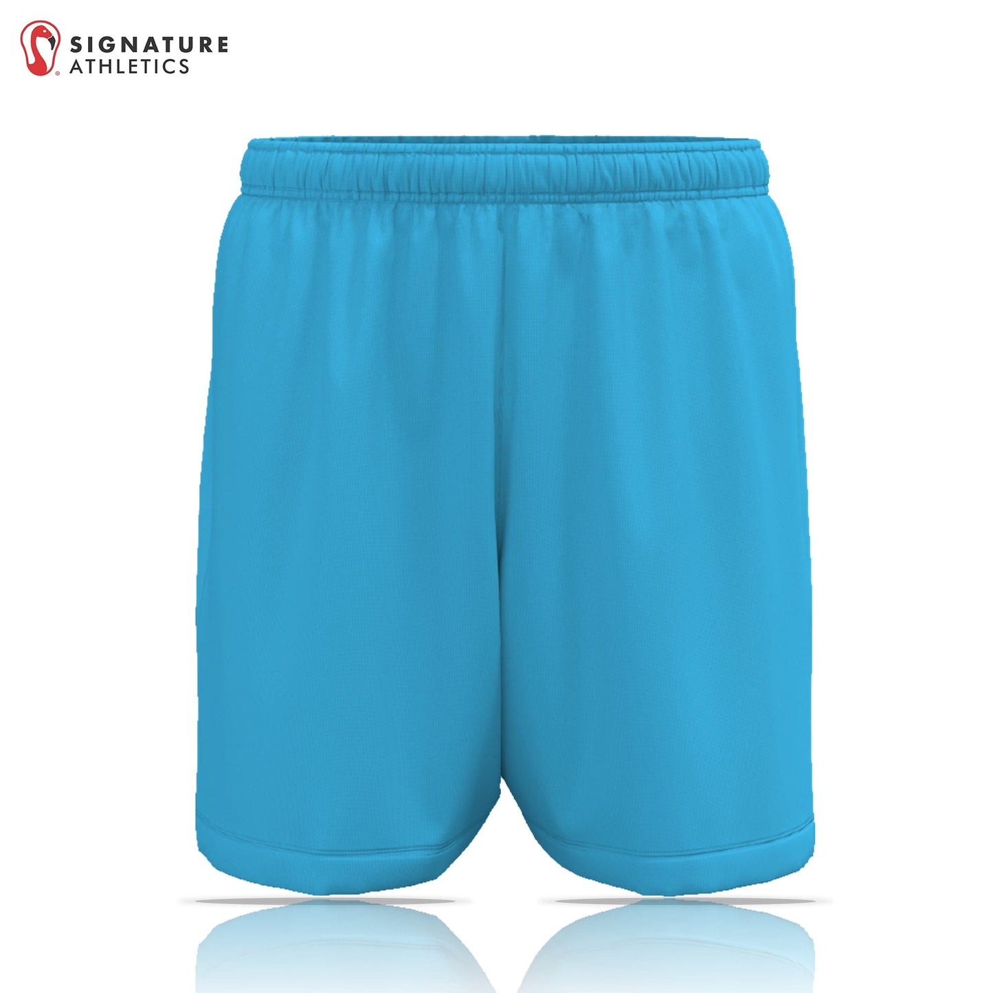 ZogSports Men's Light Blue Player Game Shorts Signature Lacrosse