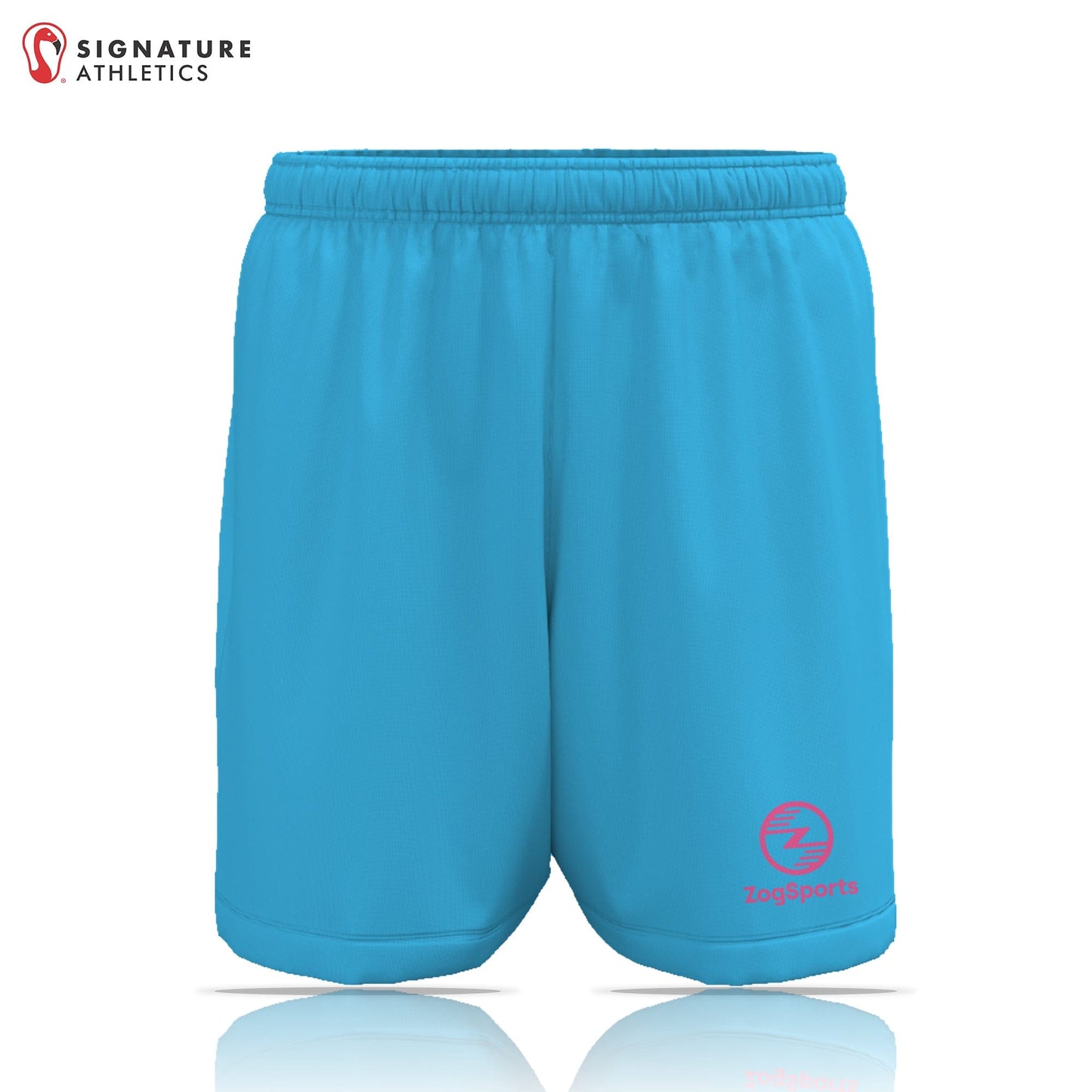 ZogSports Men's Light Blue Zog Player Game Shorts Signature Lacrosse