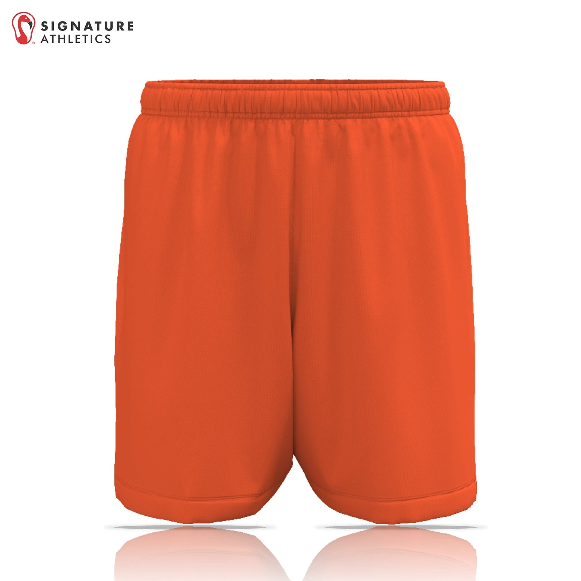 ZogSports Men's Orange Player Game Shorts Signature Lacrosse