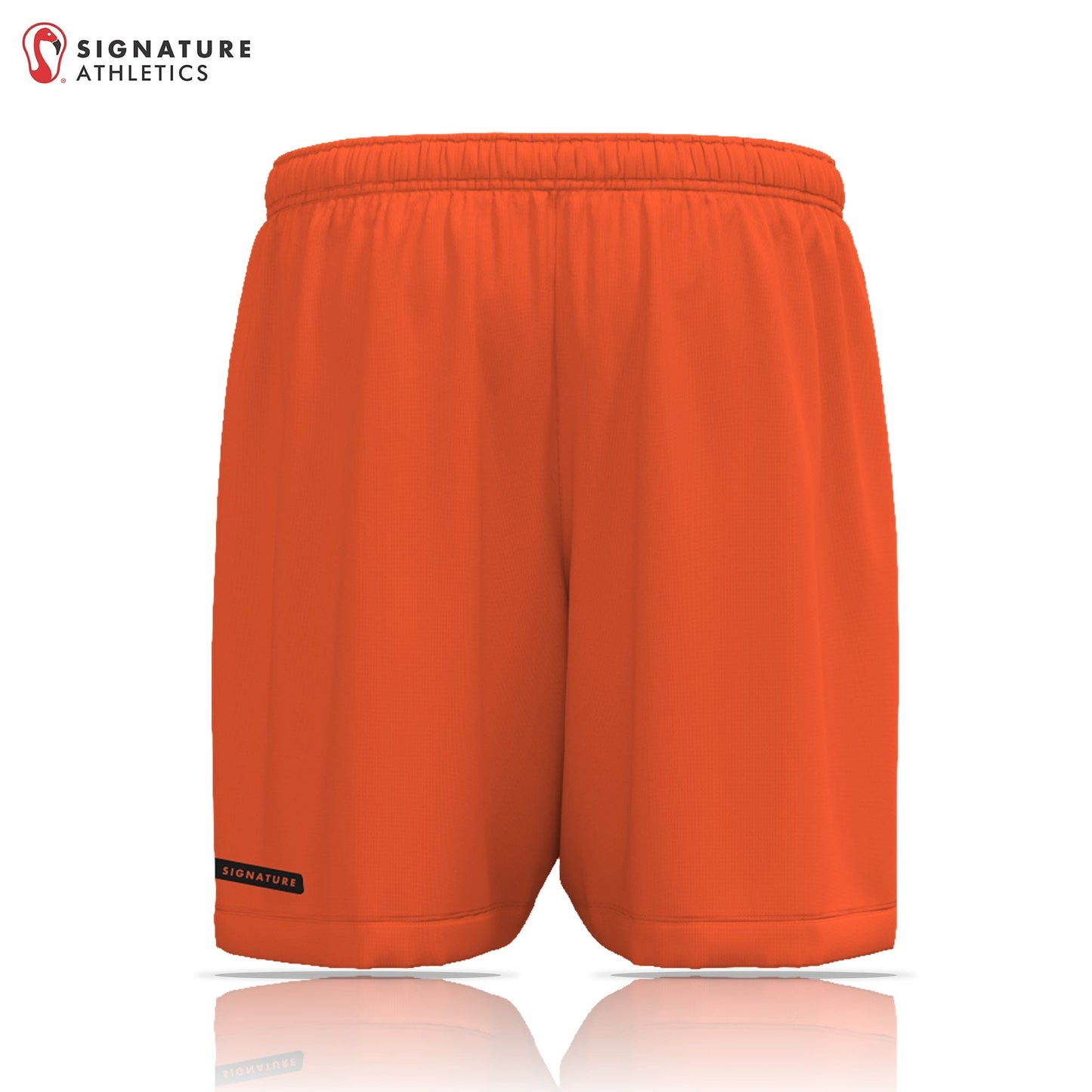 ZogSports Men's Orange Player Game Shorts Signature Lacrosse