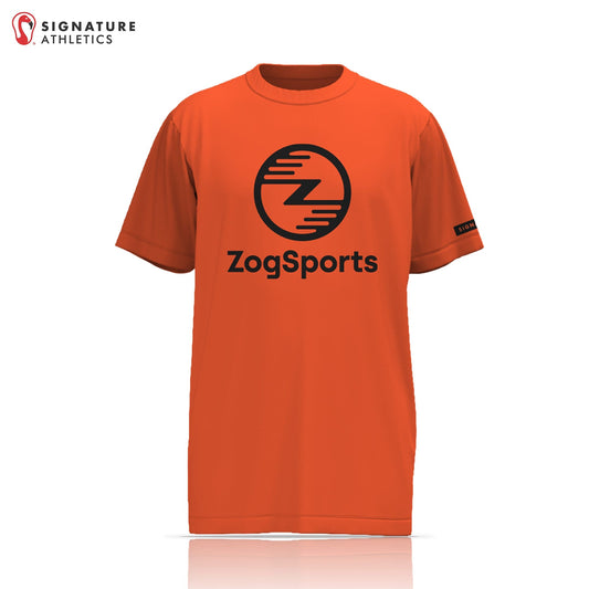 ZogSports Men's Orange Player Short Sleeve Soccer Game Jersey Signature Lacrosse