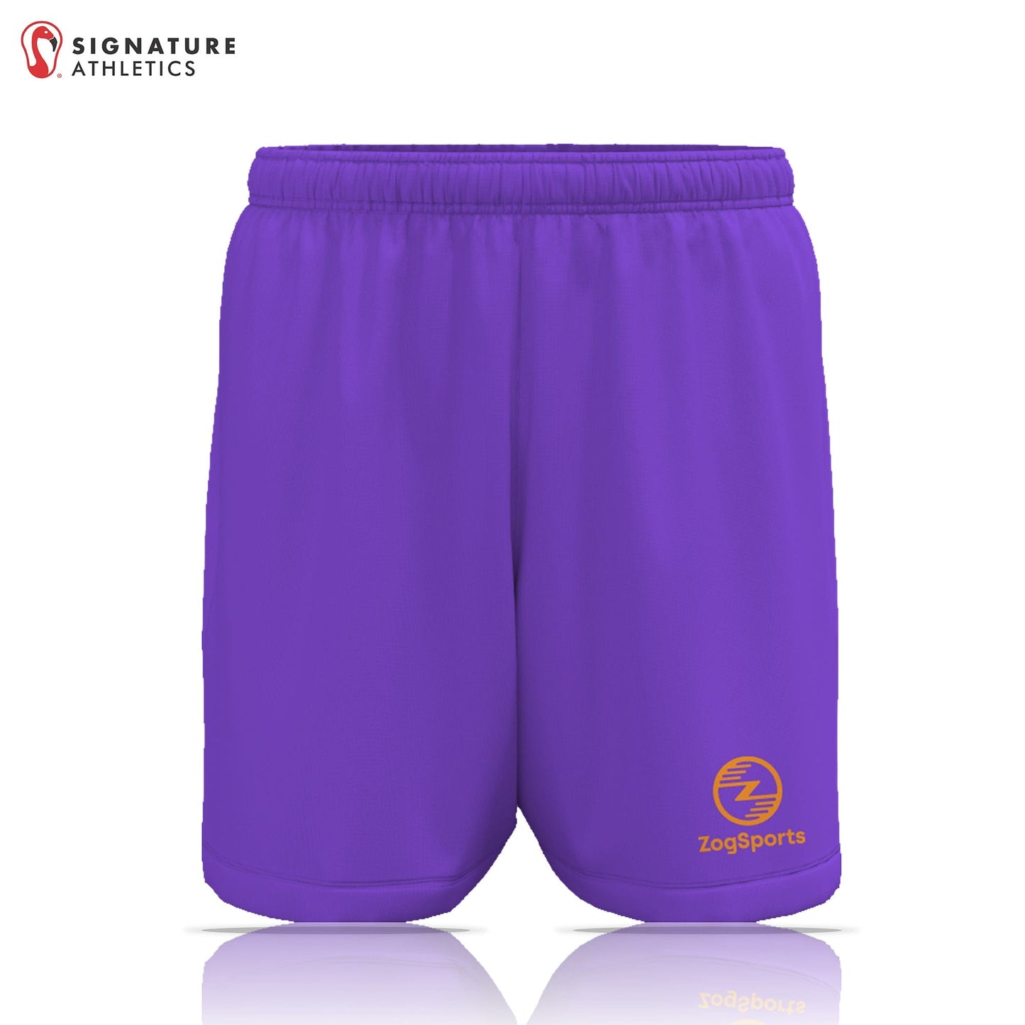 ZogSports Men's Purple Zog Player Game Shorts Signature Lacrosse