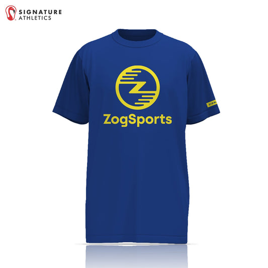 ZogSports Men's Royal Blue Player Short Sleeve Soccer Game Jersey Signature Lacrosse