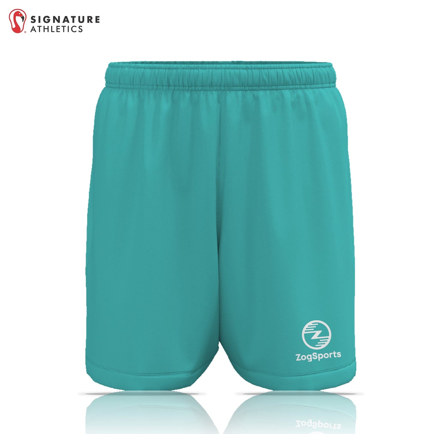 ZogSports Men's Turquoise Zog Player Game Shorts Signature Lacrosse