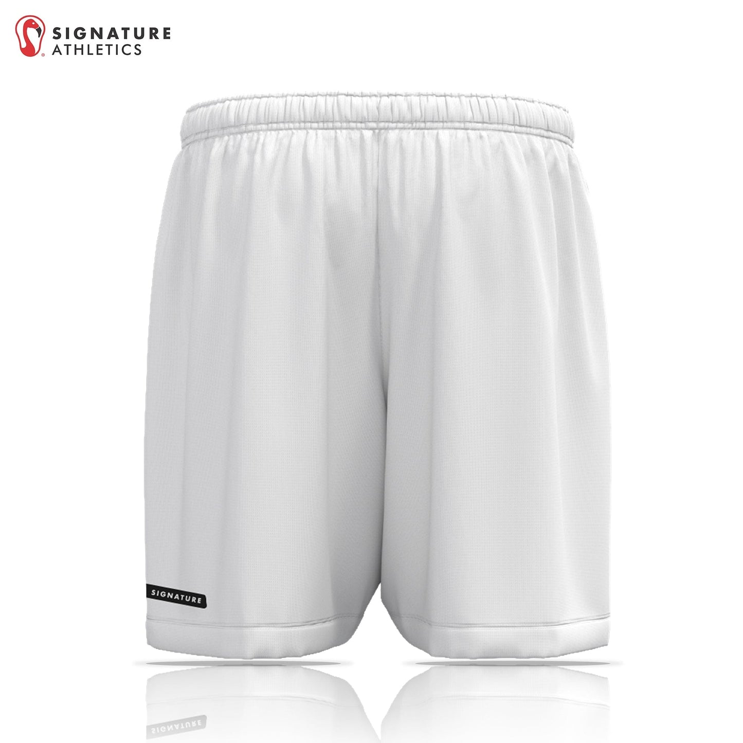 ZogSports Men's White Zog Player Game Shorts Signature Lacrosse