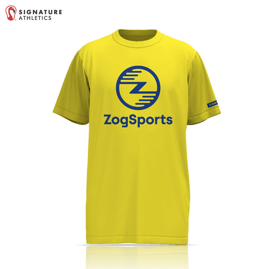 ZogSports Men's Yellow Player Short Sleeve Soccer Game Jersey Signature Lacrosse