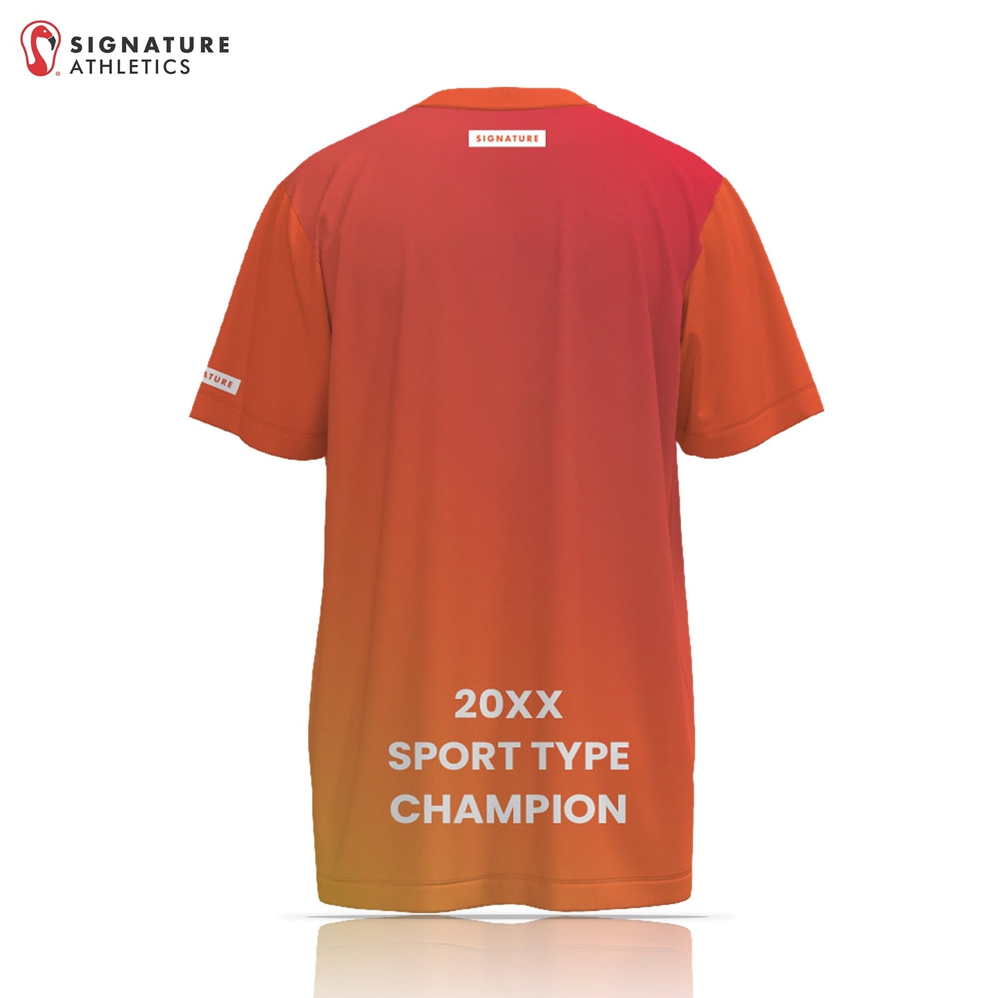 ZogSports Red Tie-Dye Championship Shirt Signature Lacrosse