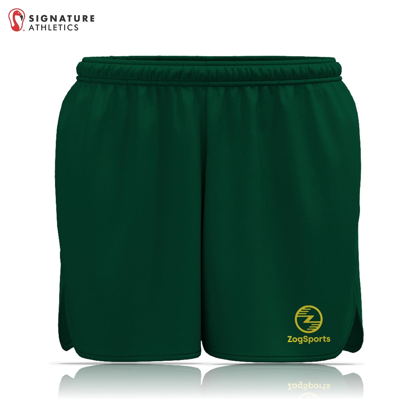 ZogSports Women's Dark Green Zog Player Game Shorts Signature Lacrosse