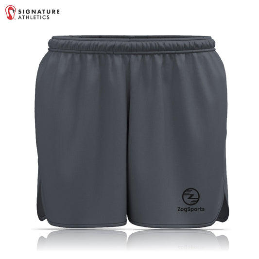 ZogSports Women's Grey Zog Player Game Shorts Signature Lacrosse