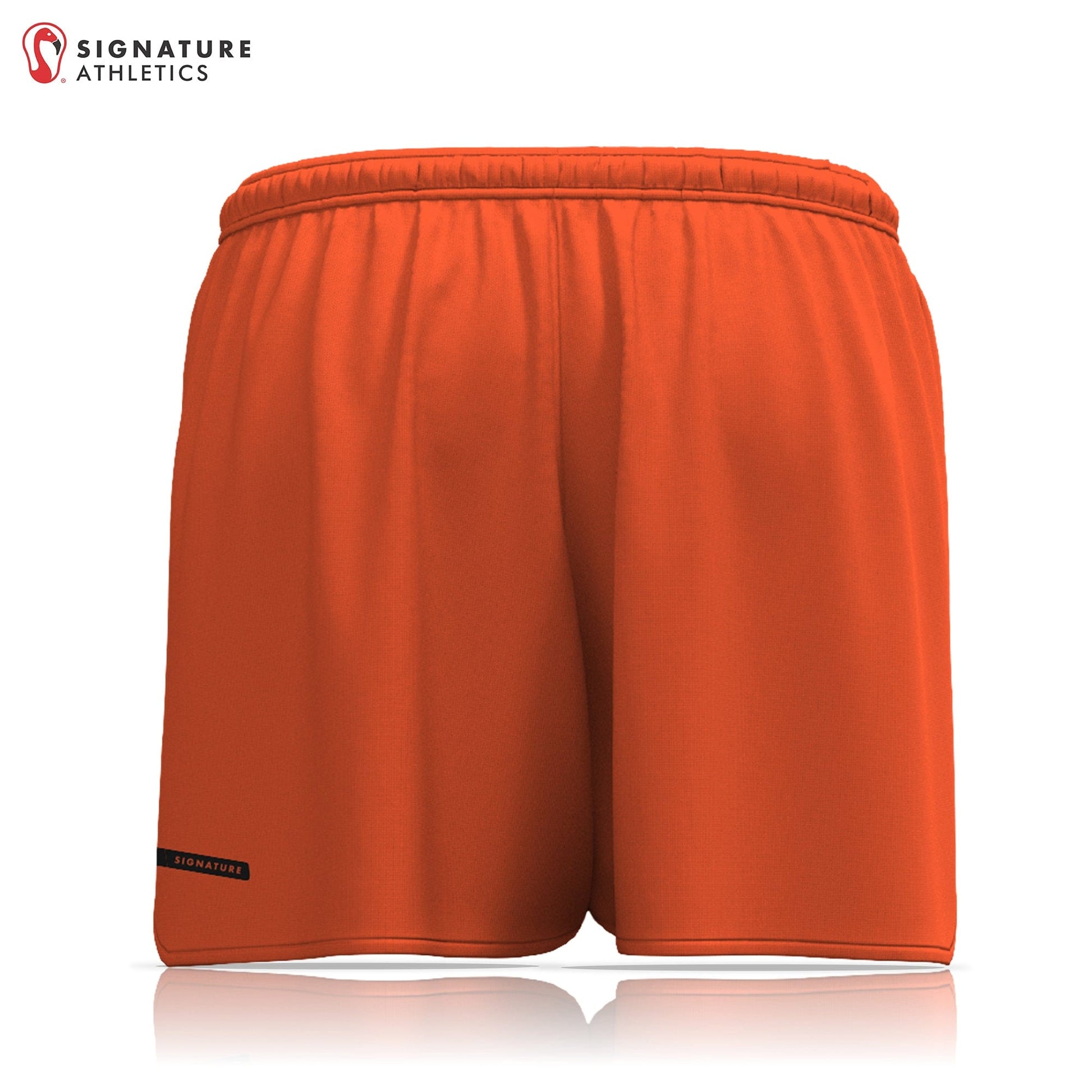 ZogSports Women's Orange Game Shorts Signature Lacrosse