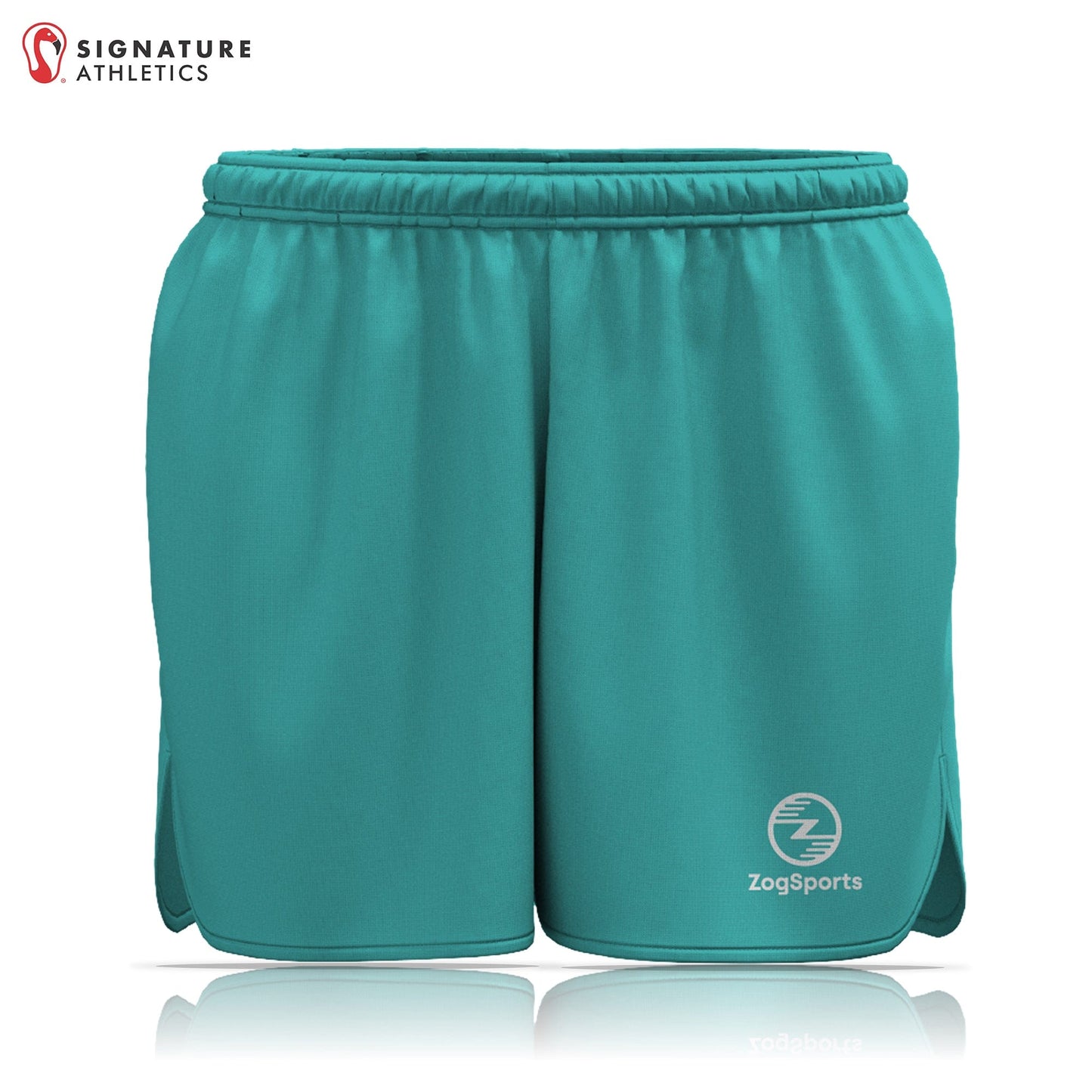 ZogSports Women's Turqouise Zog Player Game Shorts: ZogSports Signature Lacrosse