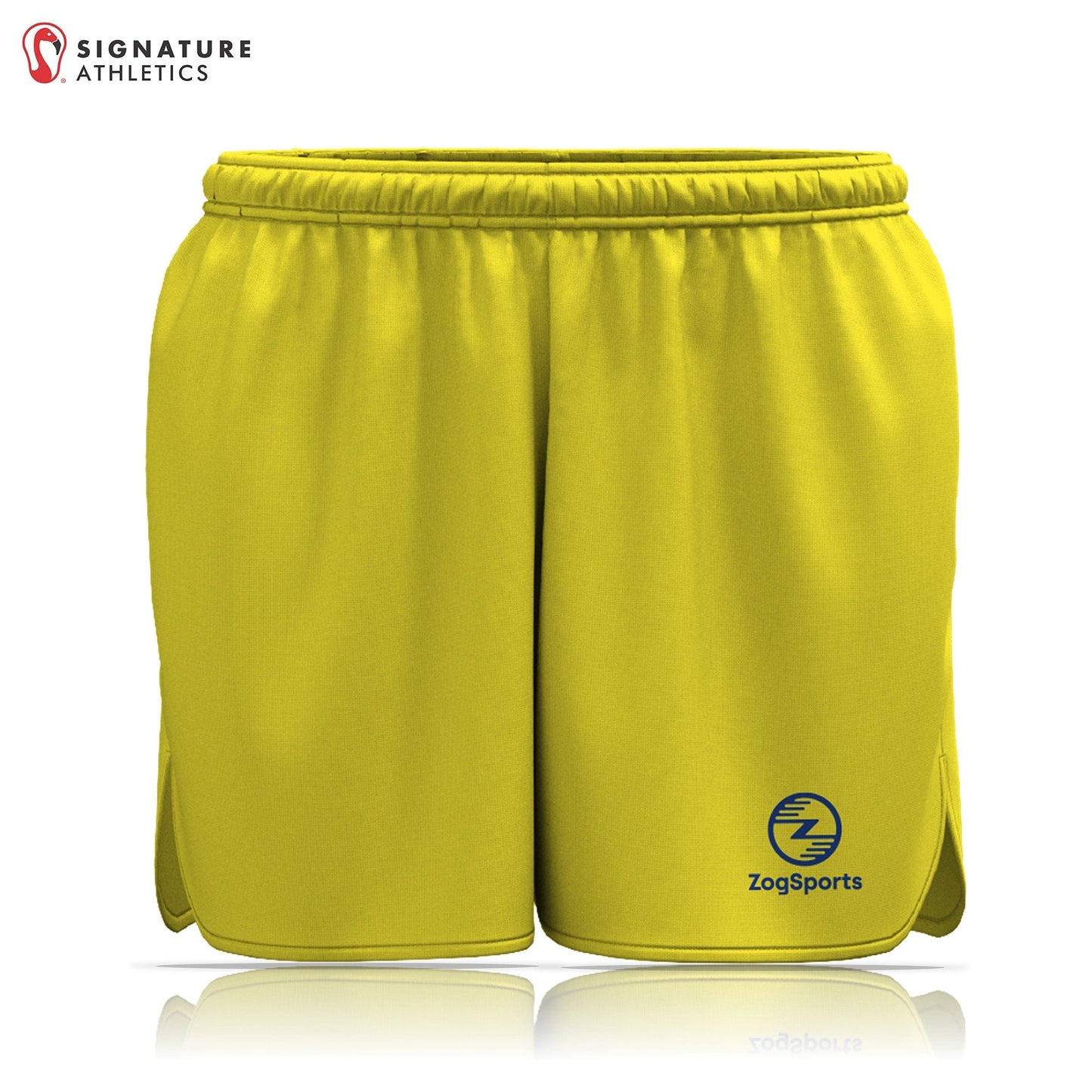 ZogSports Women's Yellow Zog Player Game Shorts: ZogSports Signature Lacrosse
