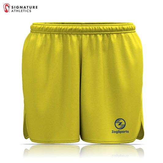 ZogSports Women's Yellow Zog Player Game Shorts: ZogSports Signature Lacrosse
