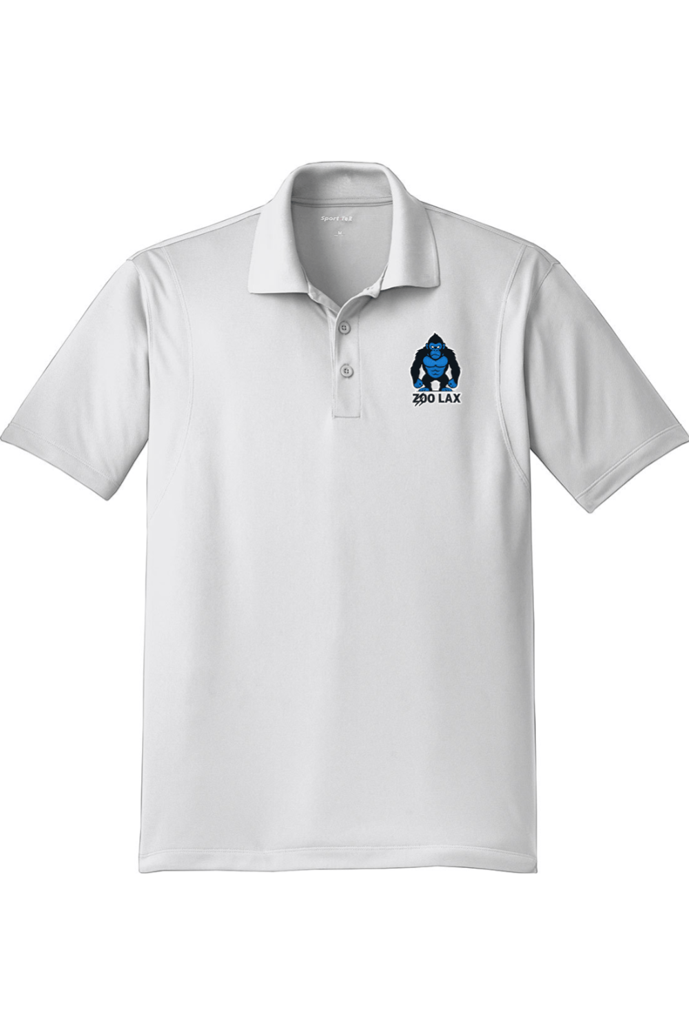 Zoo Lax Adult Embroidered Athletic Polo Signature Lacrosse