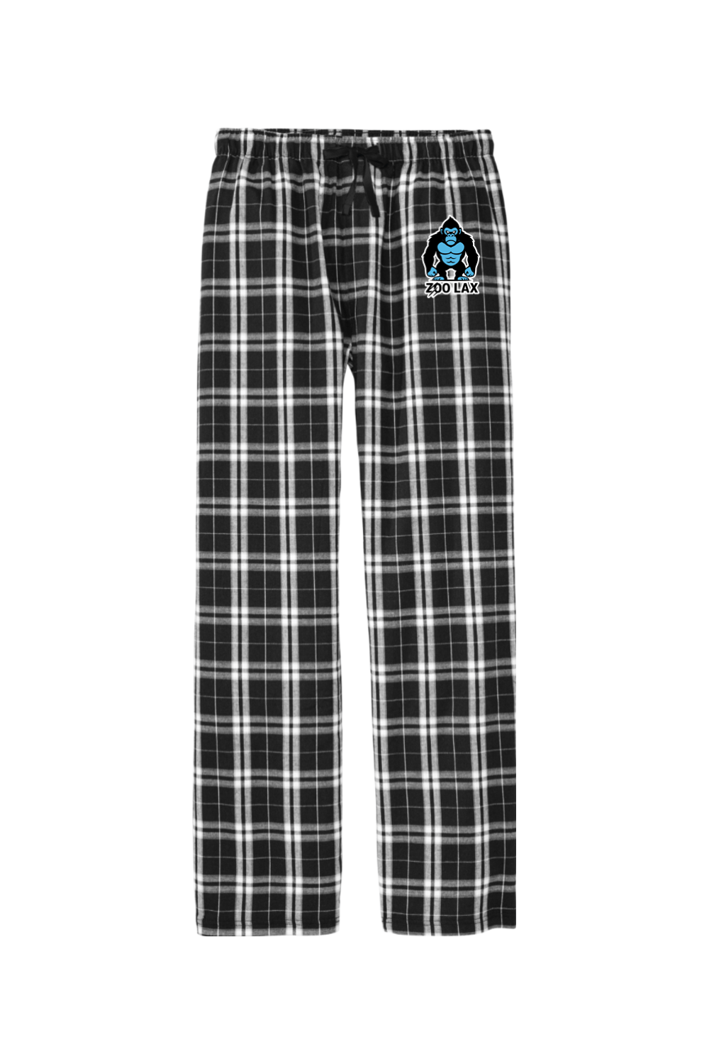 Zoo Lax Adult Men's Flannel Plaid Pants Signature Lacrosse