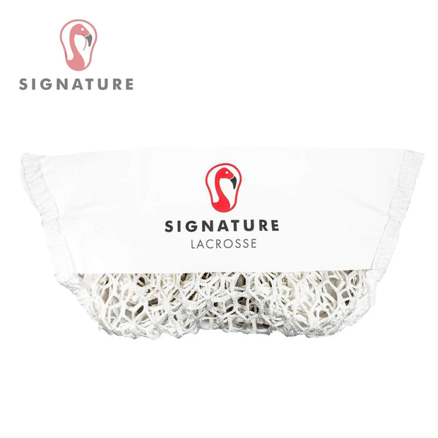 6x6 4MM Signature Premium Quick Connect Lacrosse Net White Signature