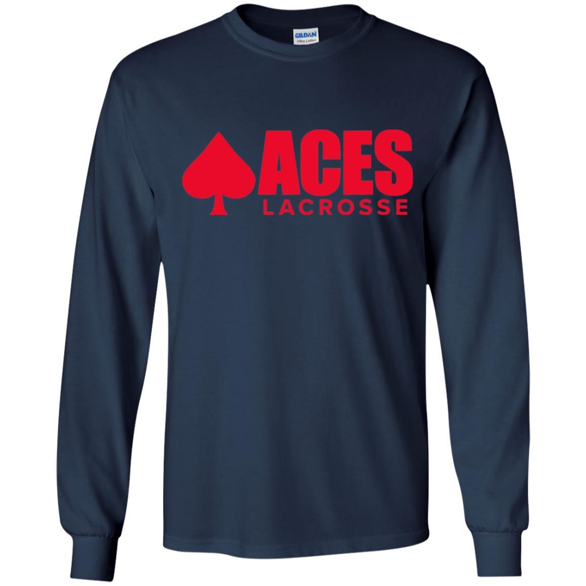 Aces Girls Lacrosse Youth Long Sleeve T-Shirt Signature Lacrosse