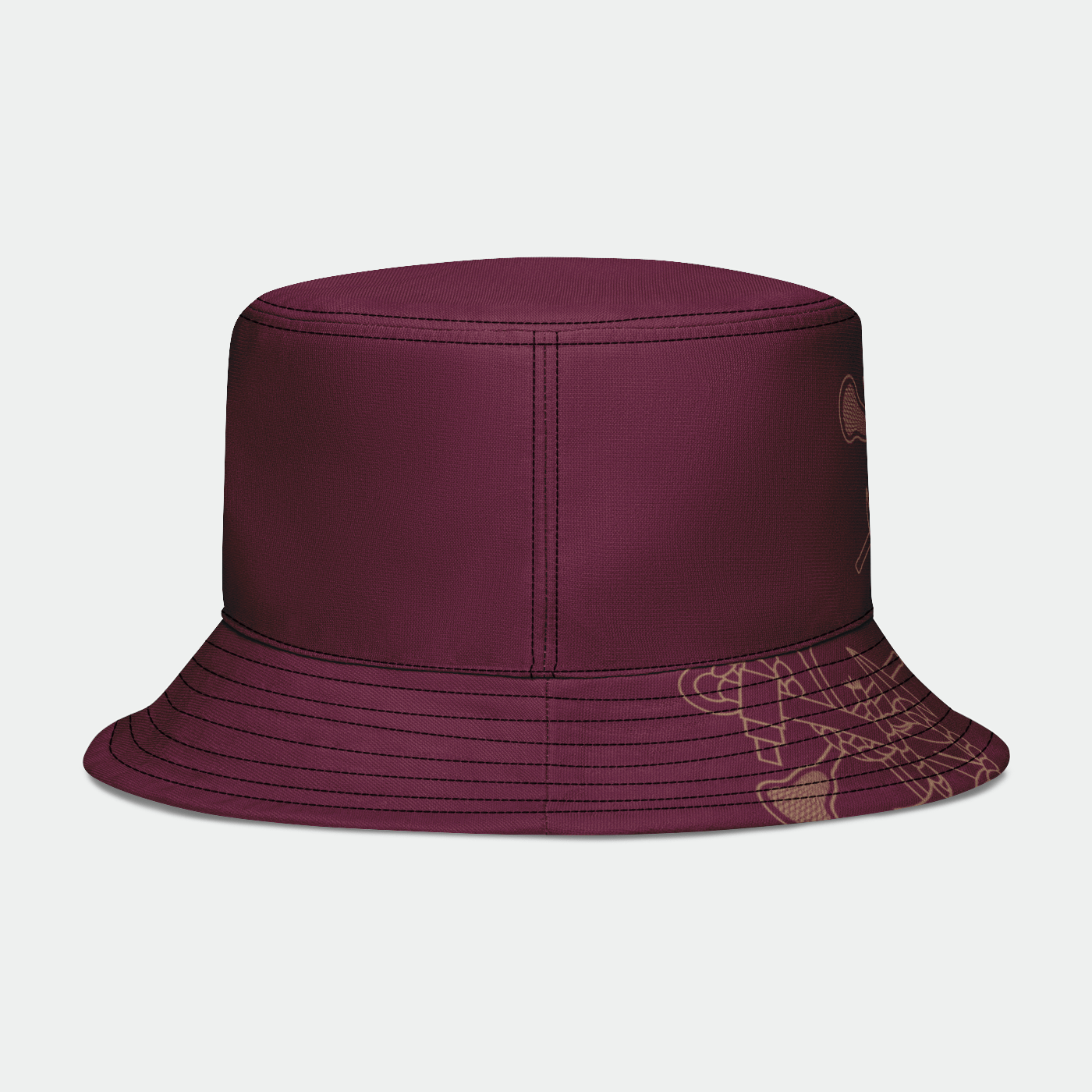 Arlington Lagrange Lacrosse Club Adult Bucket Hat Signature Lacrosse