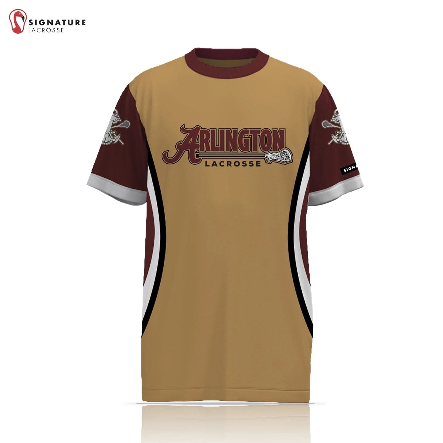 Arlington Lagrange Lacrosse Men's Short Sleeve Shooter Shirt: 1-2 Signature Lacrosse