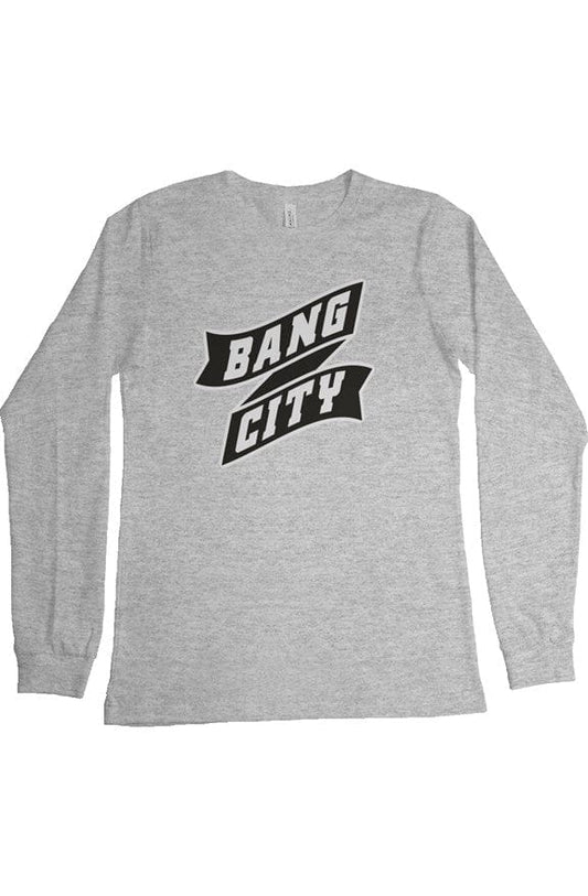 Bang City Lacrosse City Adult Cotton Long Sleeve T-Shirt Signature Lacrosse