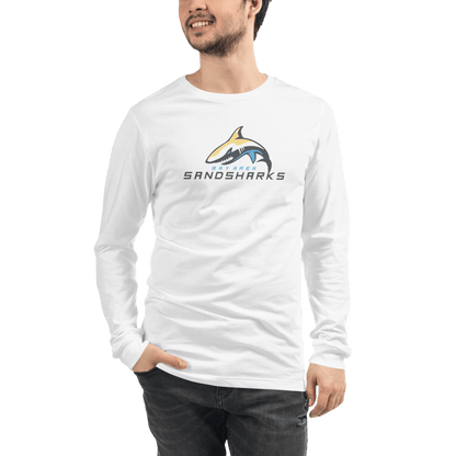 Bay Area Sand Sharks Adult Premium Long Sleeve T -Shirt Signature Lacrosse