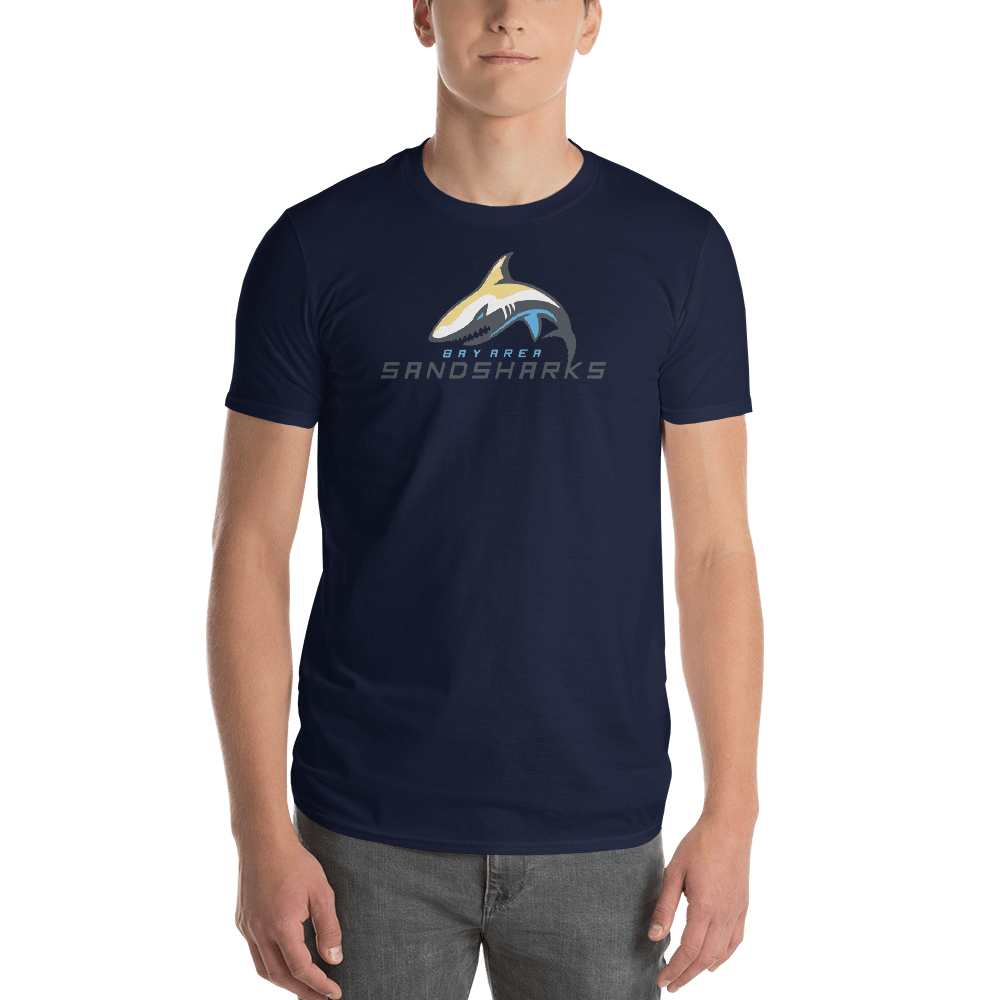 Bay Area Sand Sharks Adult Premium Short Sleeve T -Shirt Signature Lacrosse