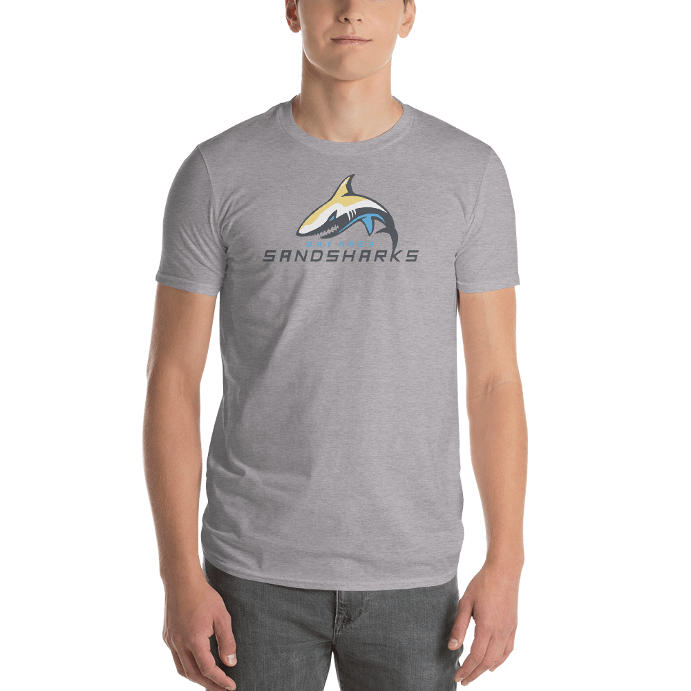 Bay Area Sand Sharks Adult Premium Short Sleeve T -Shirt Signature Lacrosse