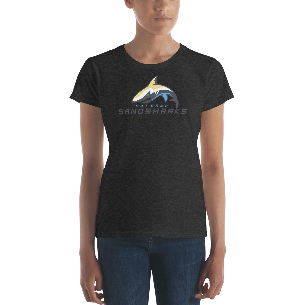 Bay Area Sand Sharks Ladies Fitted Cotton Tee Signature Lacrosse