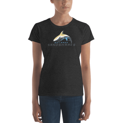 Bay Area Sand Sharks Ladies Fitted Cotton Tee Signature Lacrosse