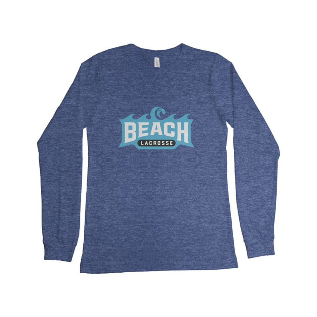 Beach Lacrosse Adult Cotton Long Sleeve T-Shirt Signature Lacrosse