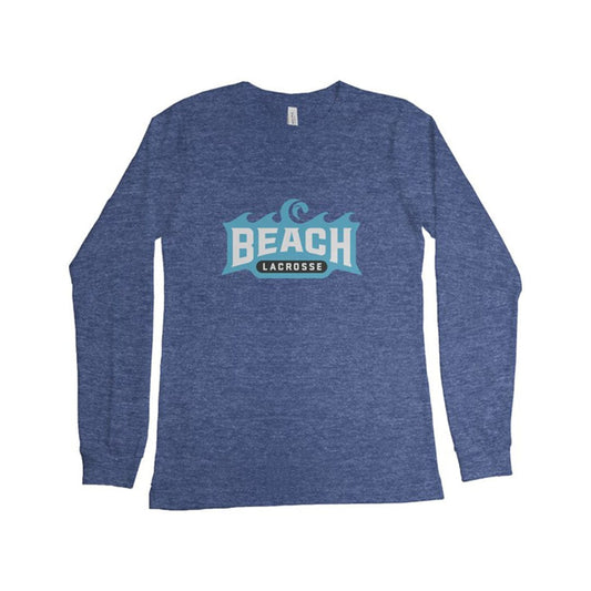 Beach Lacrosse Adult Cotton Long Sleeve T-Shirt Signature Lacrosse