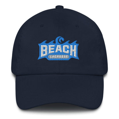 Beach Lacrosse Adult Dad Hat Signature Lacrosse