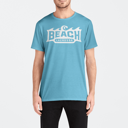 Beach Lacrosse Adult Men's Sport T-Shirt Signature Lacrosse