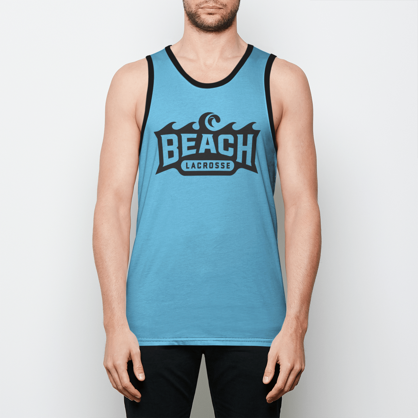 Beach Lacrosse Adult Men's Tank Top Signature Lacrosse