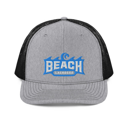 Beach Lacrosse Adult Richardson Trucker Hat Signature Lacrosse