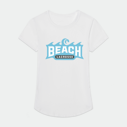 Beach Lacrosse Adult Women's Sport T-Shirt Signature Lacrosse