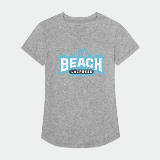 Beach Lacrosse Adult Women's Sport T-Shirt Signature Lacrosse