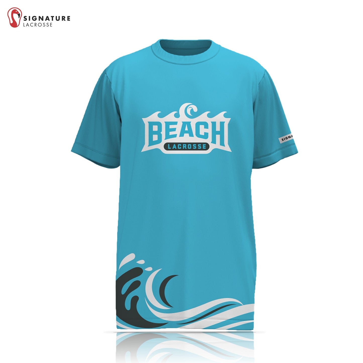 Beach Lacrosse Women's Short Sleeve Shooting Shirt: 10U Signature Lacrosse
