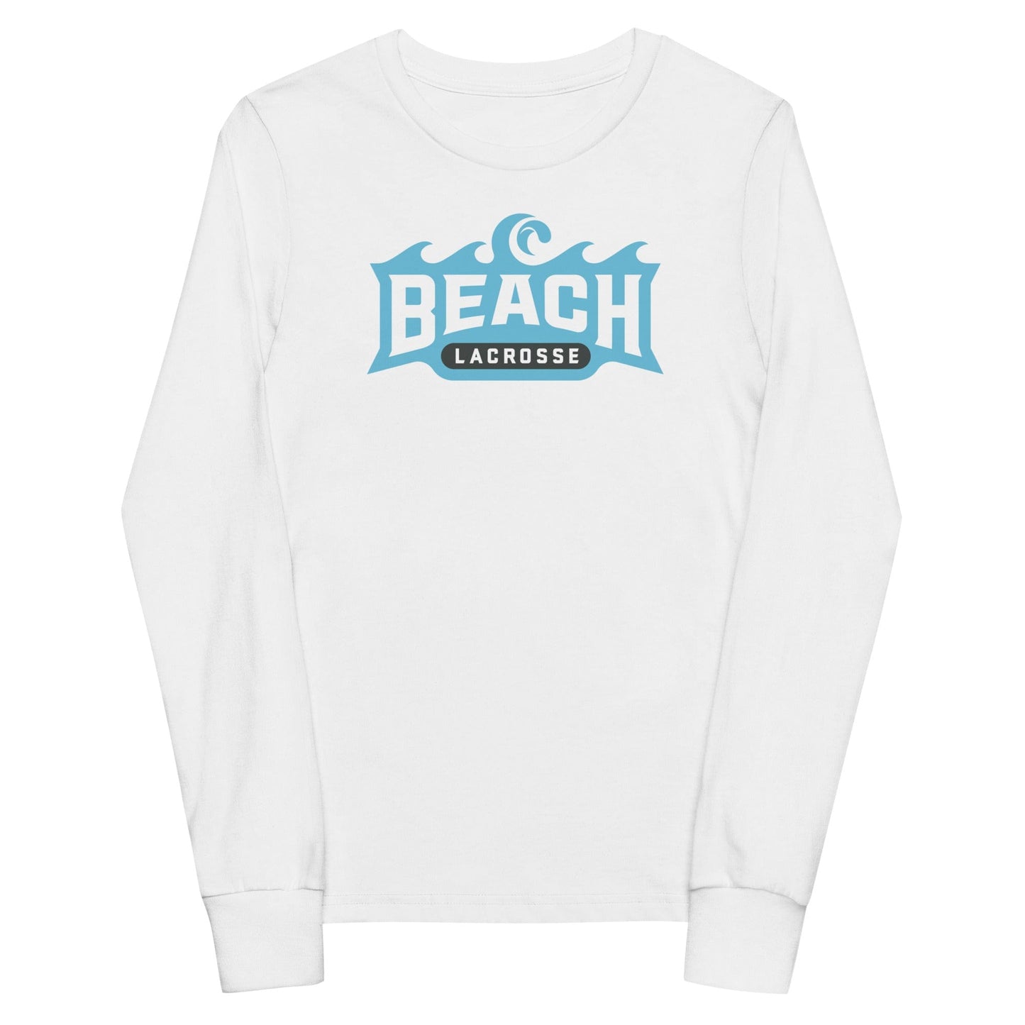 Beach Lacrosse Youth Cotton Long Sleeve T-Shirt Signature Lacrosse