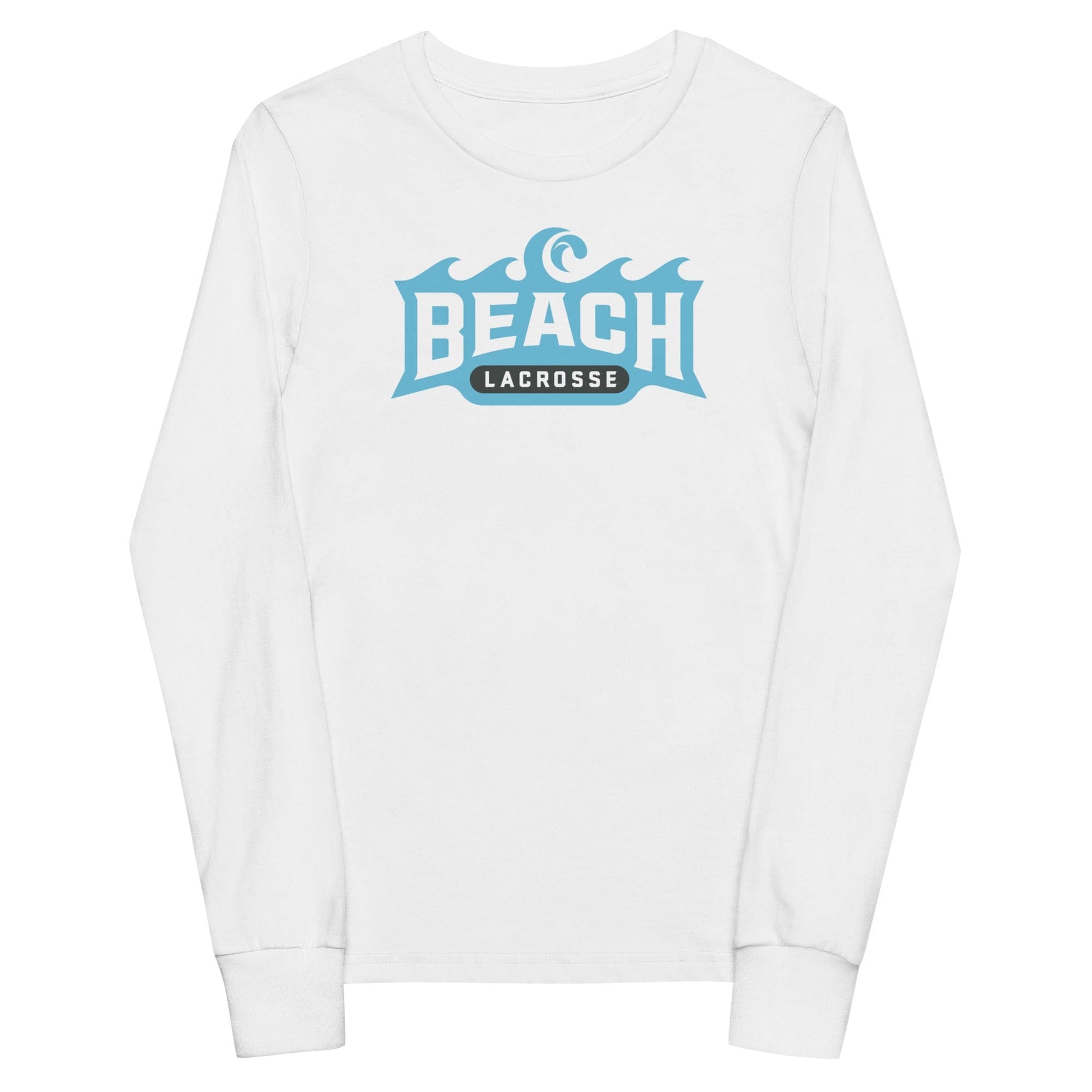 Beach Lacrosse Youth Cotton Long Sleeve T-Shirt Signature Lacrosse