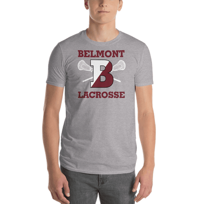 Belmont Lacrosse Adult Premium Short Sleeve T -Shirt Signature Lacrosse