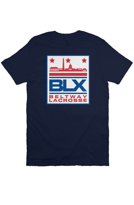 Beltway Lacrosse League Adult Cotton Short Sleeve T-Shirt Signature Lacrosse