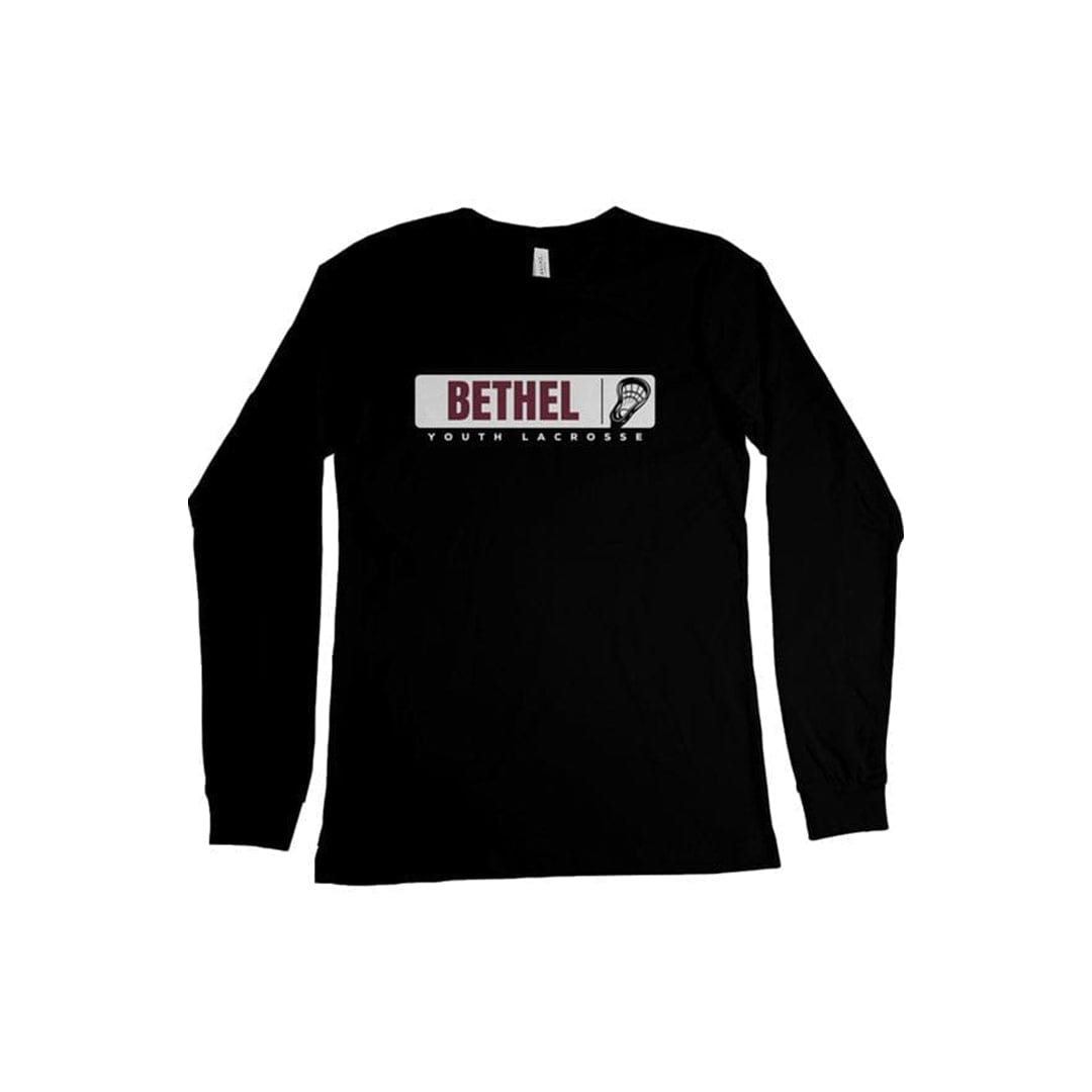 Bethel Youth Lacrosse Adult Cotton Long Sleeve T-Shirt Signature Lacrosse