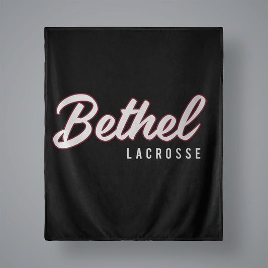 Bethel Youth Lacrosse Small Plush Throw Blanket Signature Lacrosse